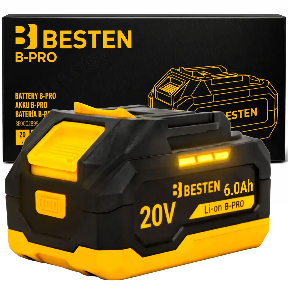 Akumulator BESTEN B-PRO 20V 6000 mAh